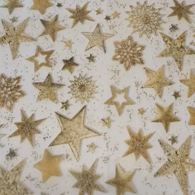 Bobina df 0,78×09 star dec. bianco-oro