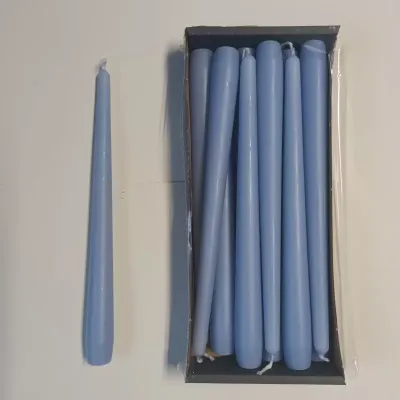 Candela conica 25 c blu polare (pz 12)