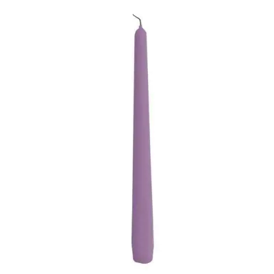Candela conica 25 c lilla (pz 12)