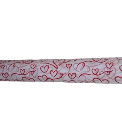 Bobina tn 0,78x9 tnt cuori bianco