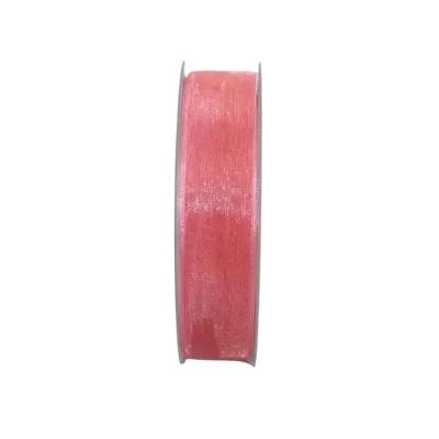 Nastro organdy mm.25 m.50 rosa ant