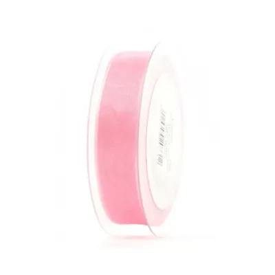 Nastro organdy mm.25 m.50 rosa