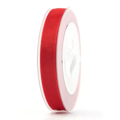 Nastro organdy mm.15 m.50 rosso