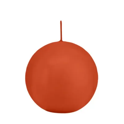 Candela sfera c 100 rosso (pz 4)