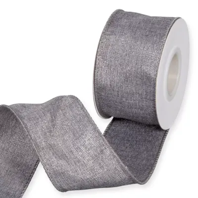 Nastro mm.50 m.10 glitter argento