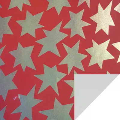 Fogli mare di stelle 70x100 (pz. 25) rosso