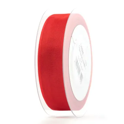 Nastro organdy mm.25 m.50 rosso