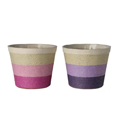 Be-cachepot d.14 ass.rosa-lilla