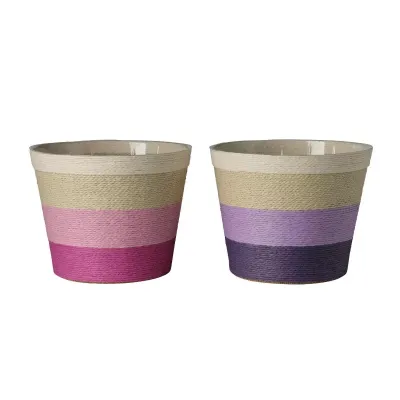 Be-cachepot d.19 ass.rosa-lilla