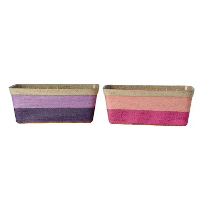 Be-vaschetta 23x11 ass.rosa-lilla