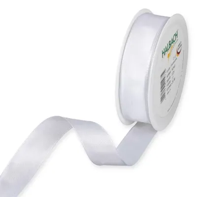 Nastro taffeta an. mm.25 m.25 bianco
