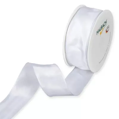 Nastro taffeta an.mm.40 m.25 bianco