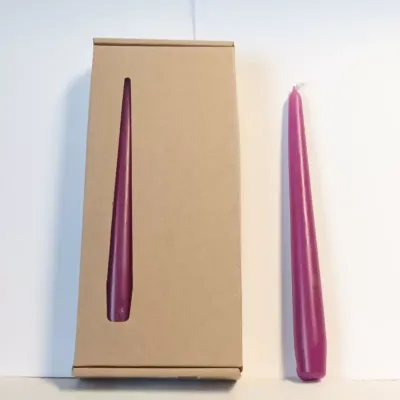 Candela conica 25 c viola(pz 12)