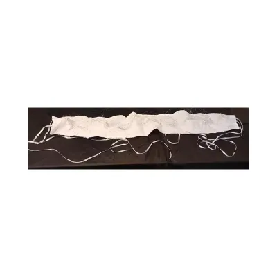 Fascia stoffa bianca 