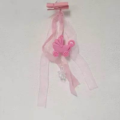 Carrozzina+ciuccio clip (10 pz.)