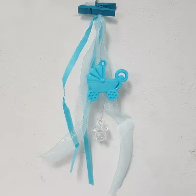 Carrozzina+ciuccio clip (10 pz.)