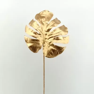 Monstera foglia cm.74 oro