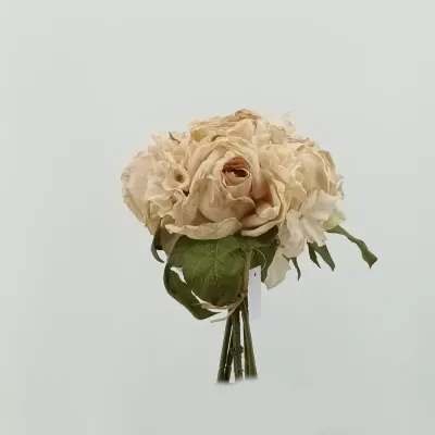 Rose mazzo cm.31 avorio
