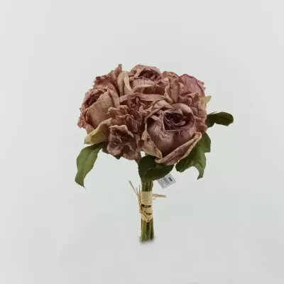 Rose mazzo cm.31 lilla