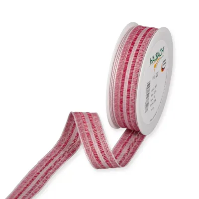 Nastro righe mm.24 m.25 rosso