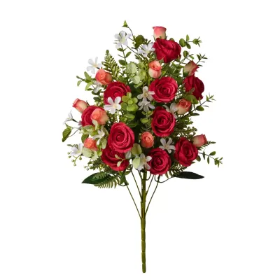 Rose frontale cm.55 rosso