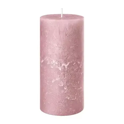 Moccolo r d.07 h.14 rosa ant. (pz.4)