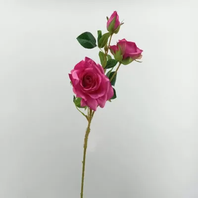 Rosa aperta ramo x3 cm. 68 dk pink