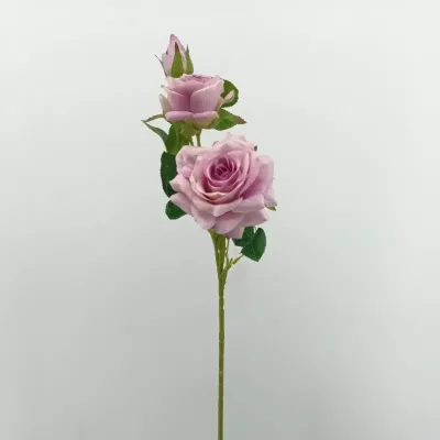 Rosa aperta ramo x3 cm. 68 lilac