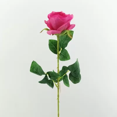 Rosa singola cm. 64 dk pink