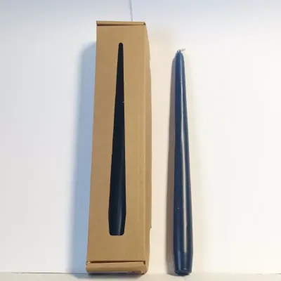 Candela conica 30 blu scuro (pz 6)