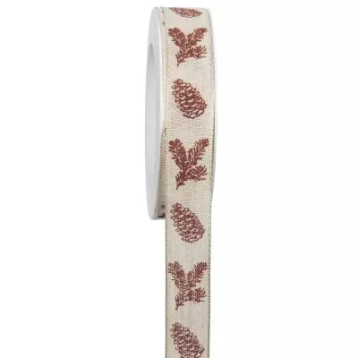Nastro pine forest mm.25 m.18 marrone