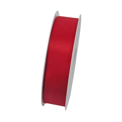 Nastro taffeta mm.25 m.50 rosso
