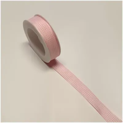 Nastro vichy mm.25 m.20 rosa