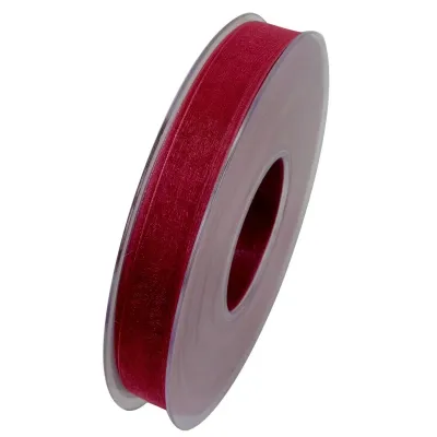 Nastro beauty organdy mm.15 m.50 bordeaux