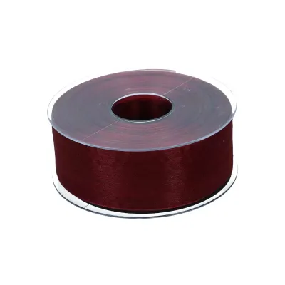 Nastro beauty org..mm.40 m.50 bordeaux