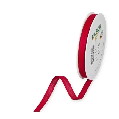Nastro cotton look mm.10 m.25 rosso