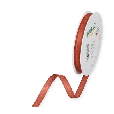 Nastro cotton look mm.10 m.25 rosso