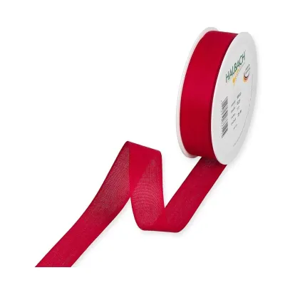Nastro cotton look mm.25 m.25 rosso