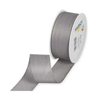 Nastro cotton look mm.40 m.25 argento