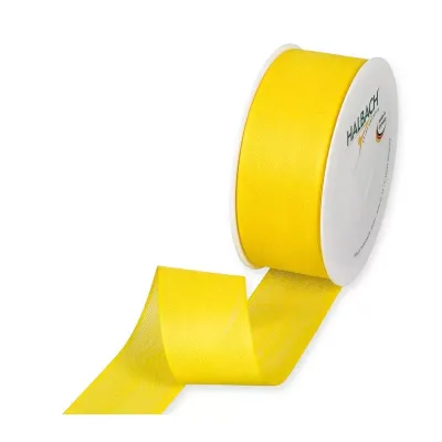 Nastro cotton look mm.40 m.25 giallo