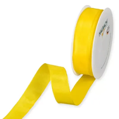 Nastro taffeta an. mm.25 m.25 giallo ch.