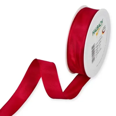 Nastro taffeta an. mm.25 m.25 rosso