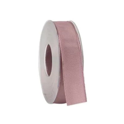 Nastro taffeta an. mm.25 m.25 rosa ant.
