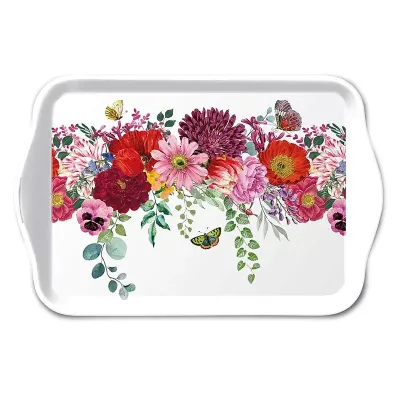 Vassoio 13x21 fiori