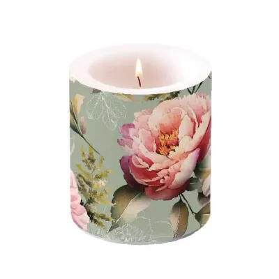 Moccolo z d.10 h.10 peonie