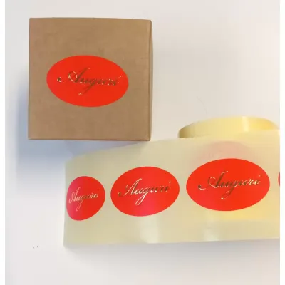 Etichetta ades.auguri rosso (pz.150)