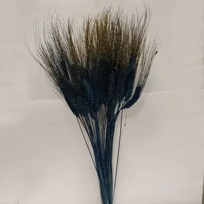 Frumento baffo blu glitter oro (50 pz.)