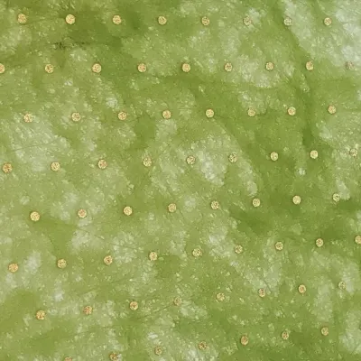 Bobina df 1,00×09 pois gold polyweb verde pistacchio