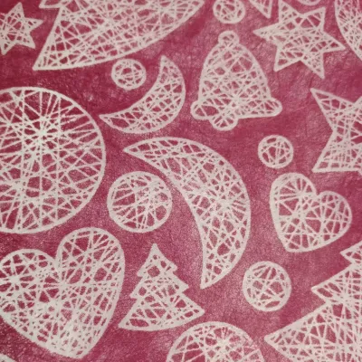 Bobina df 0,68×09 frozen polyweb bordeaux