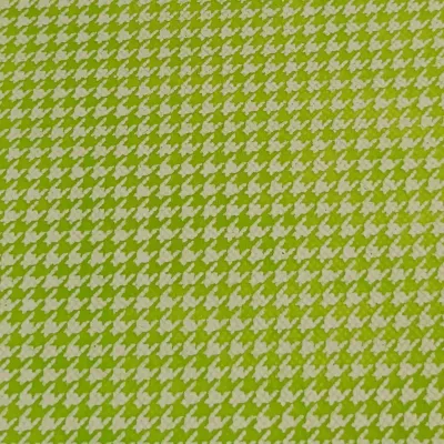 Bobina tn 0,80×09 pied de poule etoffe verde mela